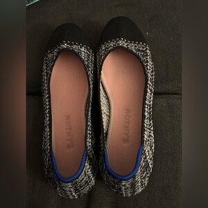 Rothy's Black and Blue Flats